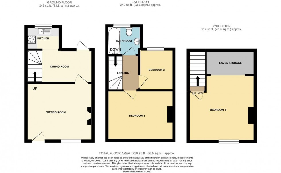 Floorplan for Belmont Road, Tiverton, EX16
