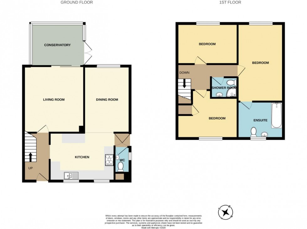 Floorplan for Allen Close, Tiverton