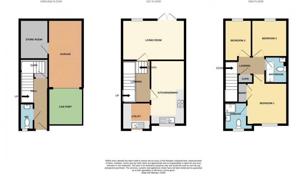 Floorplan for Devonshire Rise, Tiverton