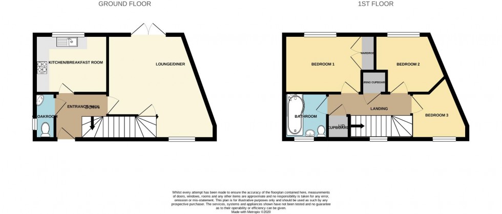 Floorplan for Kestrel Close, Tiverton