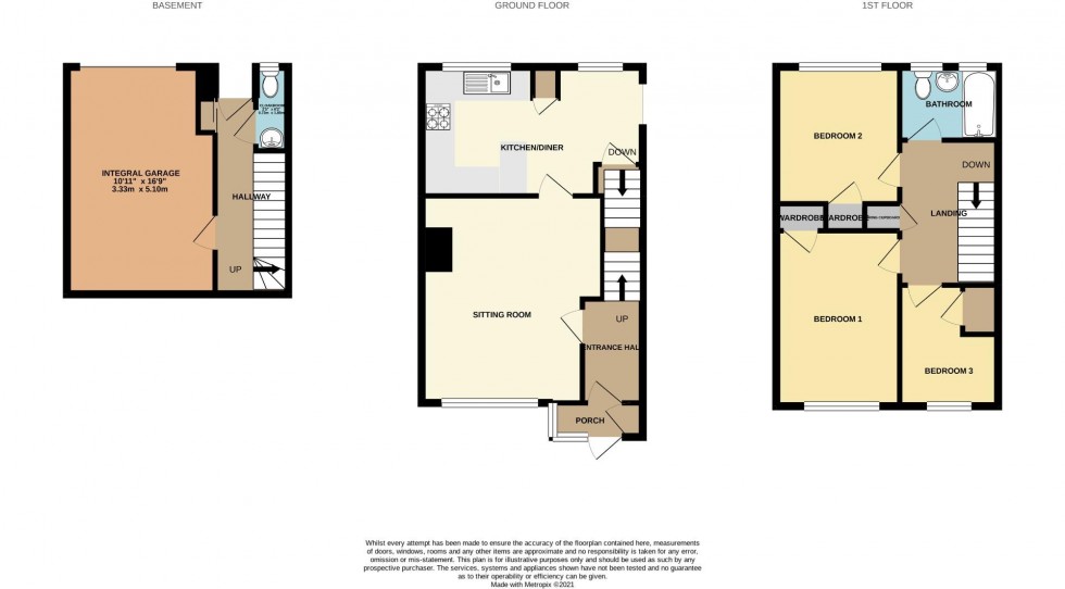 Floorplan for Derick Road, Tiverton, Devon