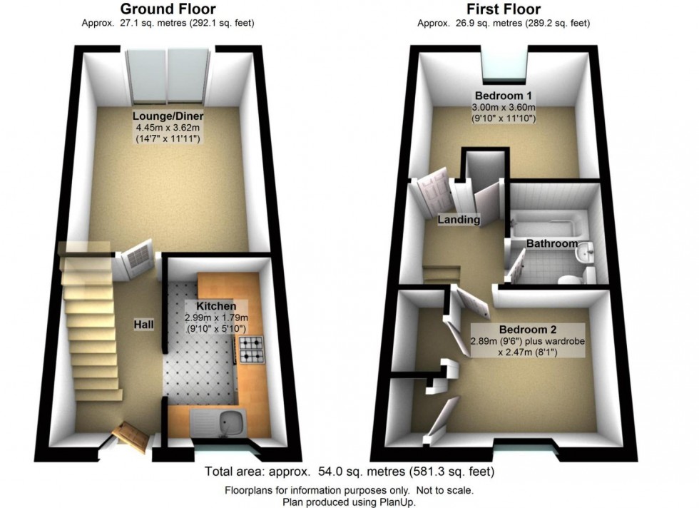 Floorplan for Taylors Court, Tiverton