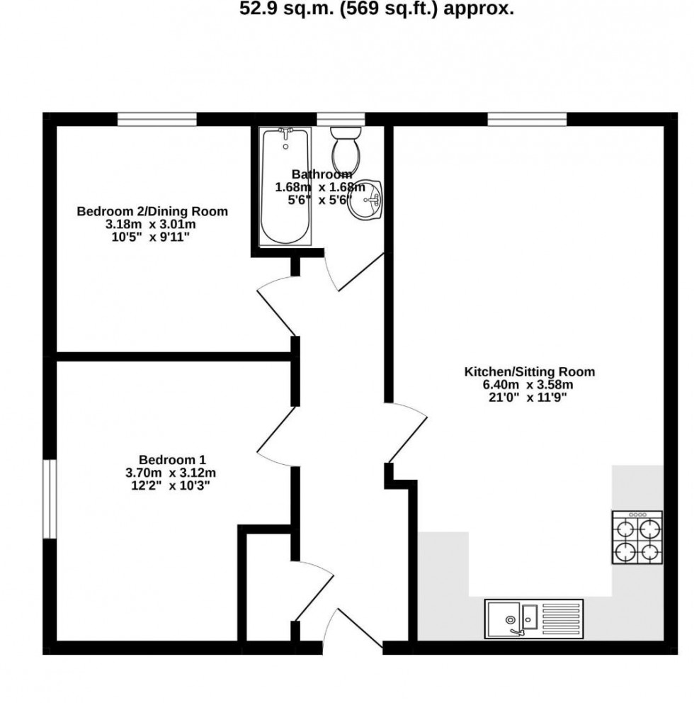 Floorplan for Thomas Fox Road, Tonedale, Wellington