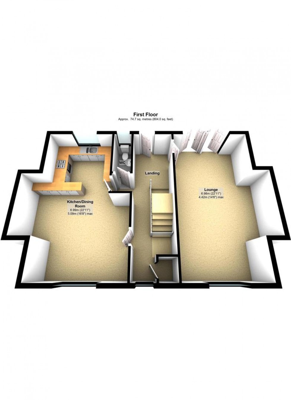 Floorplan for Exeter Hill Area