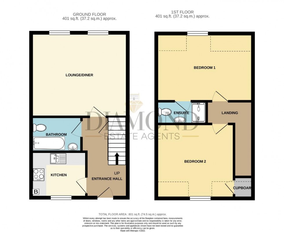 Floorplan for Beck's Place, Tiverton