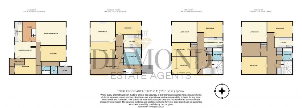 Floorplan for St. Peter Street, Tiverton, Devon