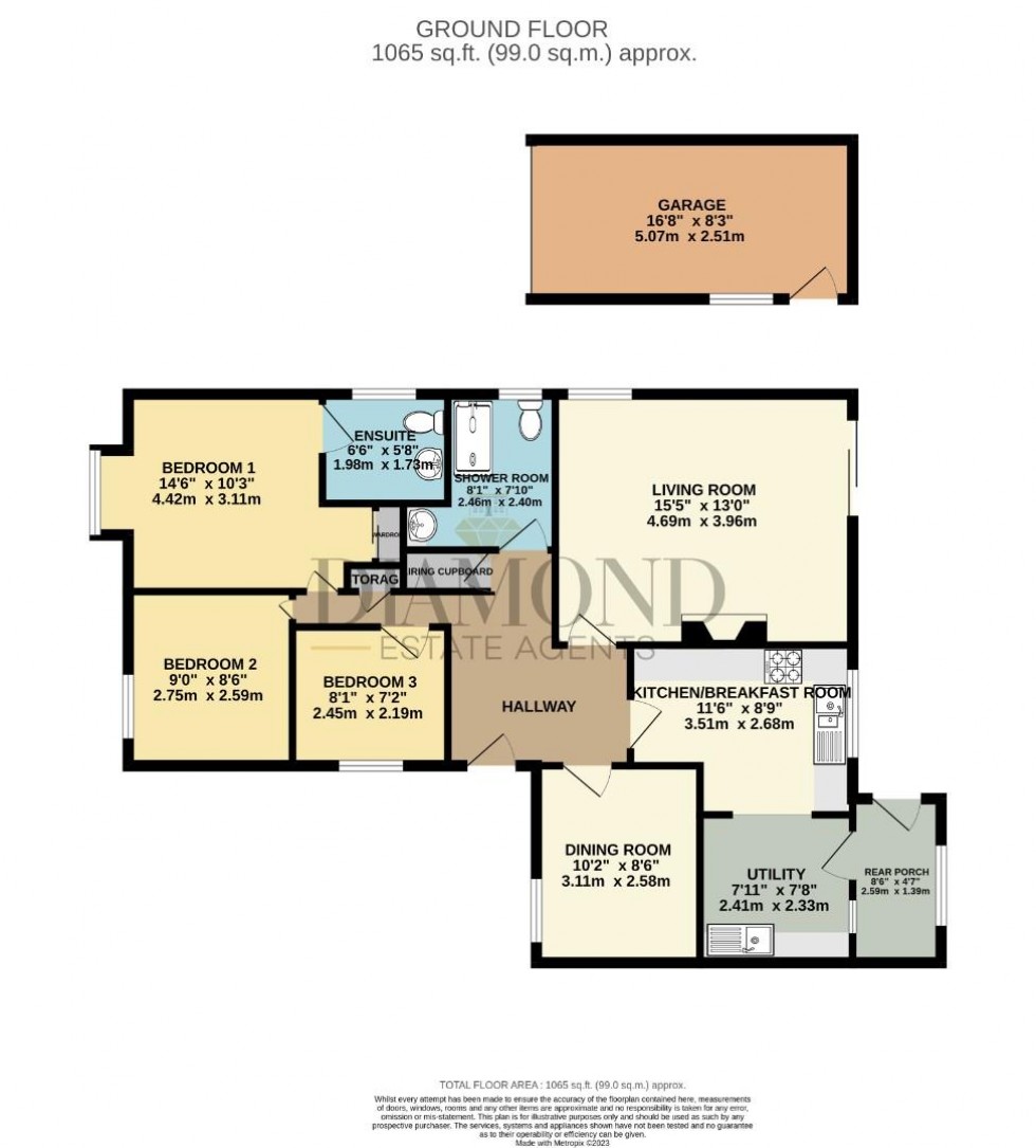 Floorplan for Colliepriest View, Tiverton