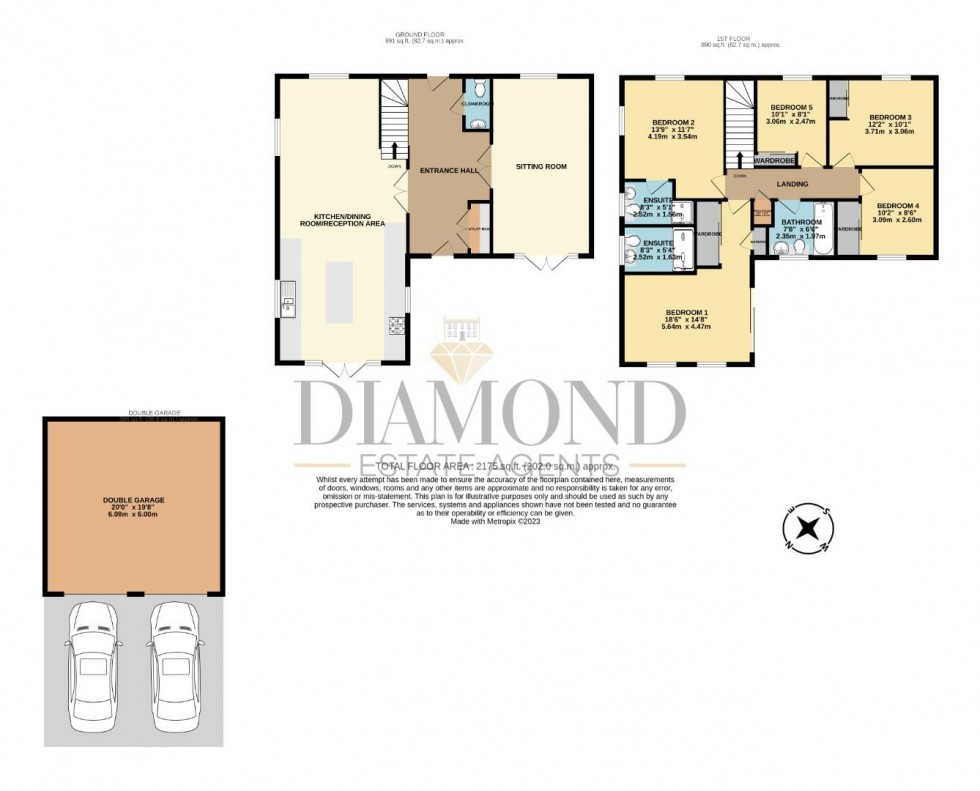 Floorplan for Bridwell Crescent, Uffculme, Cullompton, Devon