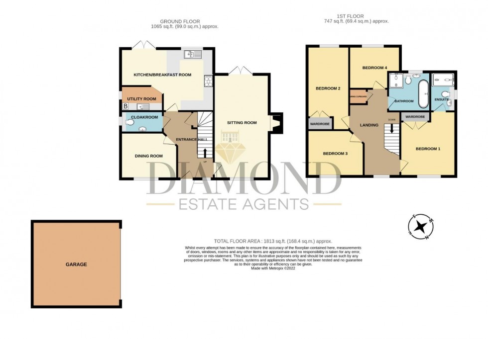 Floorplan for Aubyns Wood Rise, Tiverton, Devon