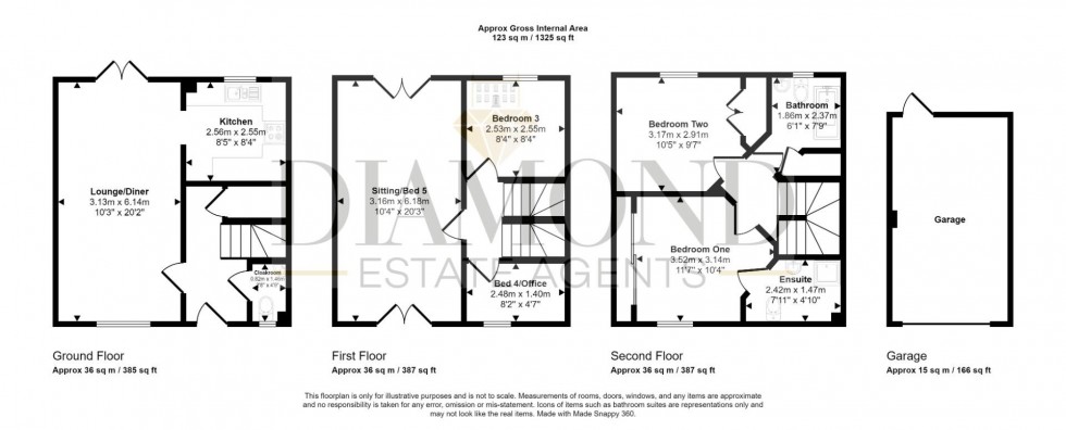 Floorplan for Alsa Brook Meadow, TIVERTON, Devon