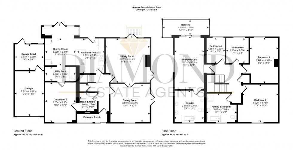 Floorplan for Orchard Way Clay Lane, Uffculme, Devon