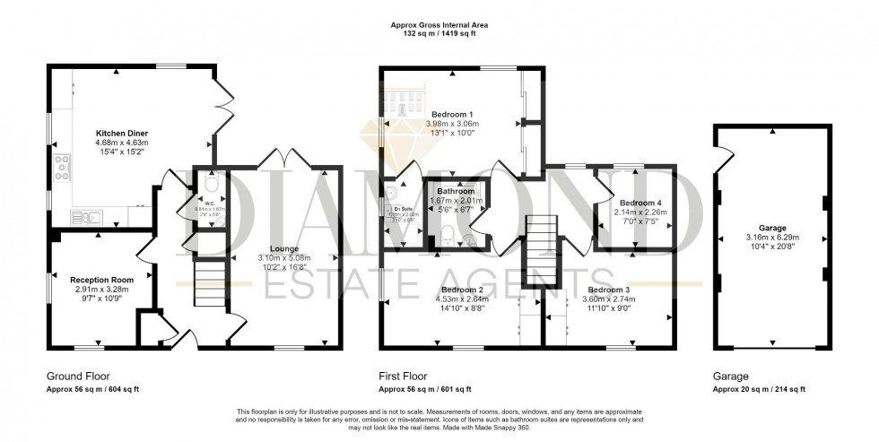 Floorplan for Uplowman Road, Tiverton, Devon