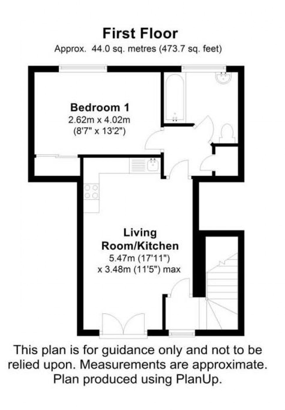 Floorplan for Bampton Street, Tiverton, Devon
