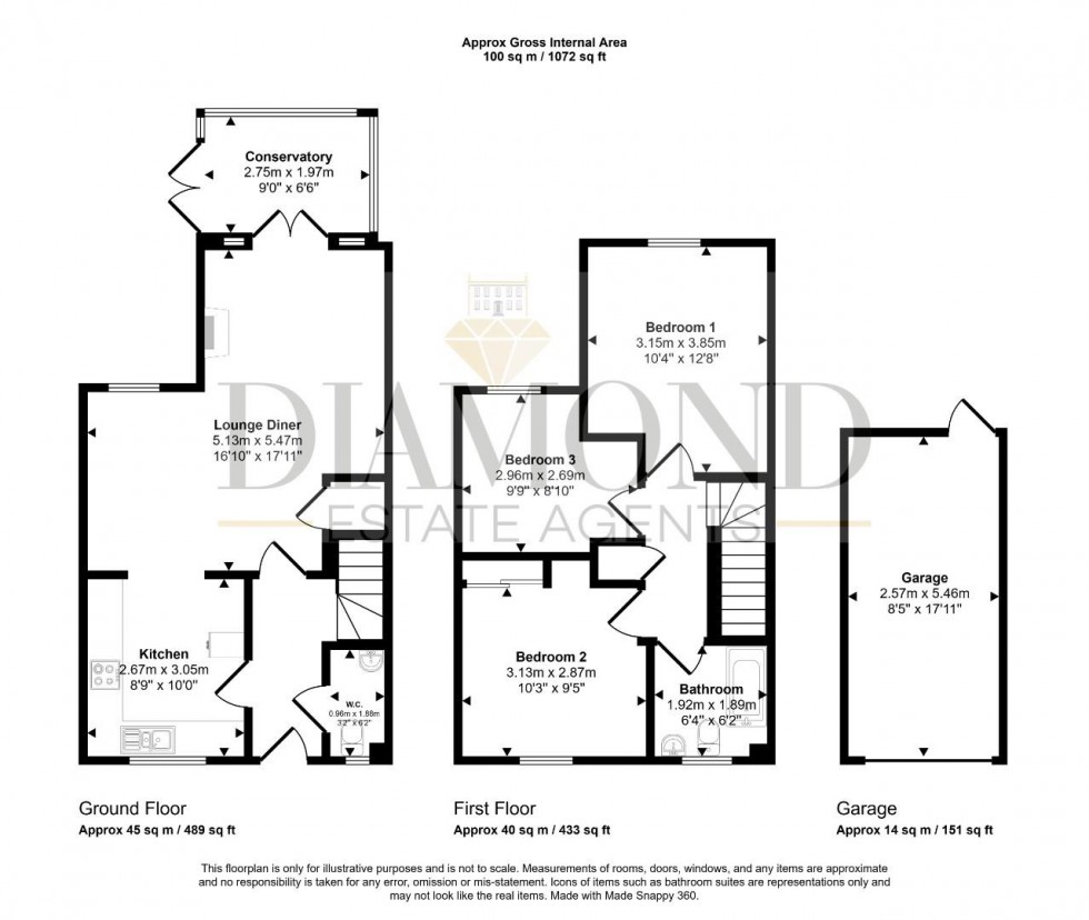 Floorplan for Devonshire Rise, Tiverton, Devon