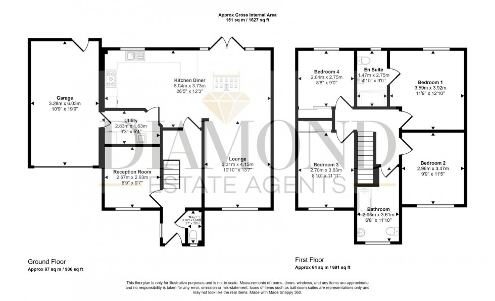 Floorplan for Mayfair Copse, Tiverton, Devon