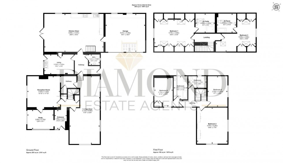 Floorplan for Nomansland, Tiverton