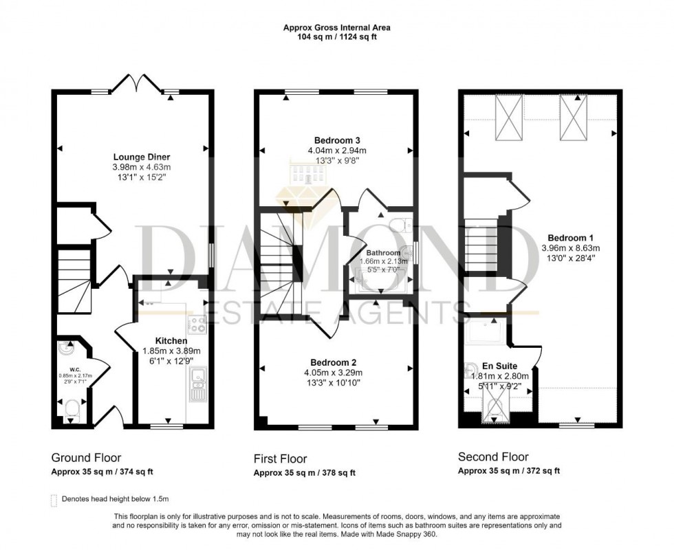 Floorplan for Enterprise Avenue, Tiverton