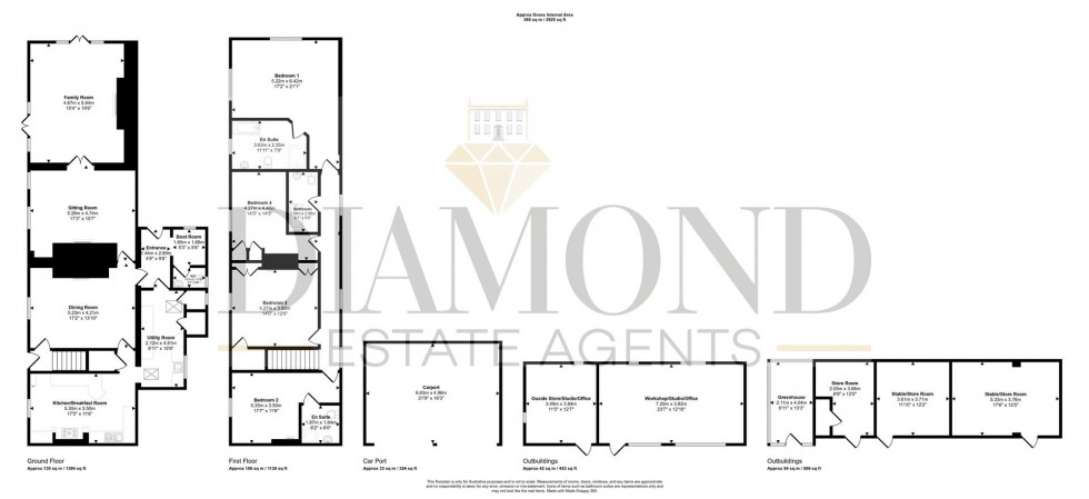 Floorplan for Rackenford, Tiverton, Devon