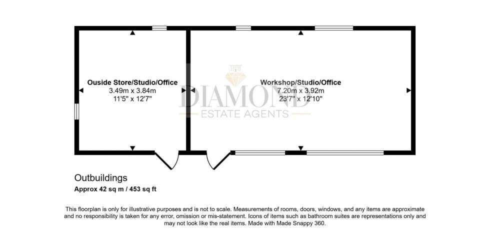 Floorplan for Rackenford, Tiverton, Devon