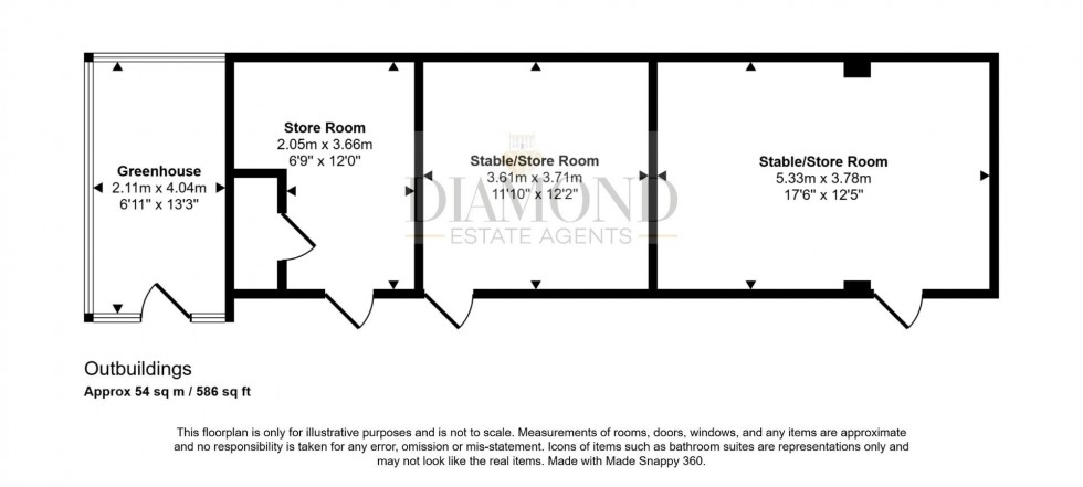 Floorplan for Rackenford, Tiverton, Devon