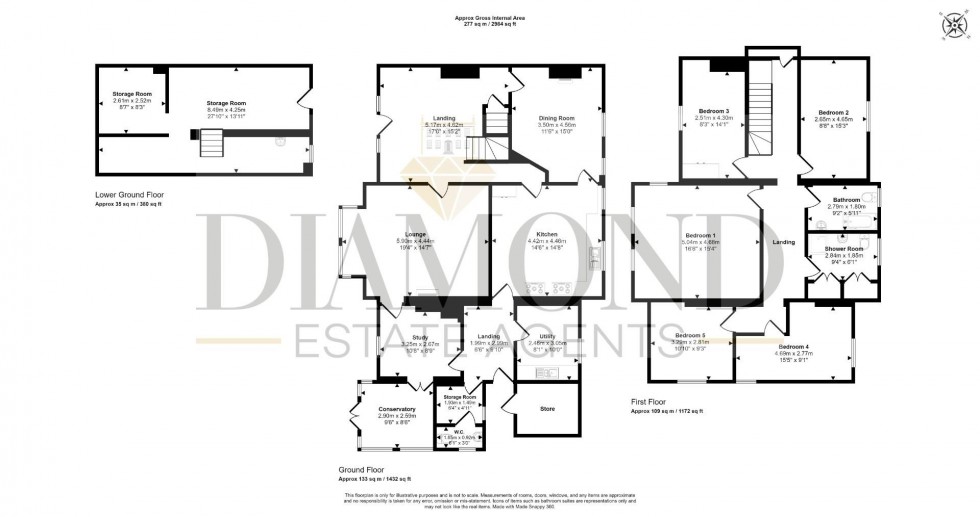 Floorplan for Cowleymoor Road, Tiverton