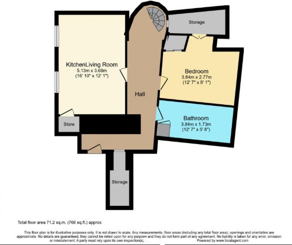 Floorplan for The Manse, St. Peter Street, Tiverton, Devon