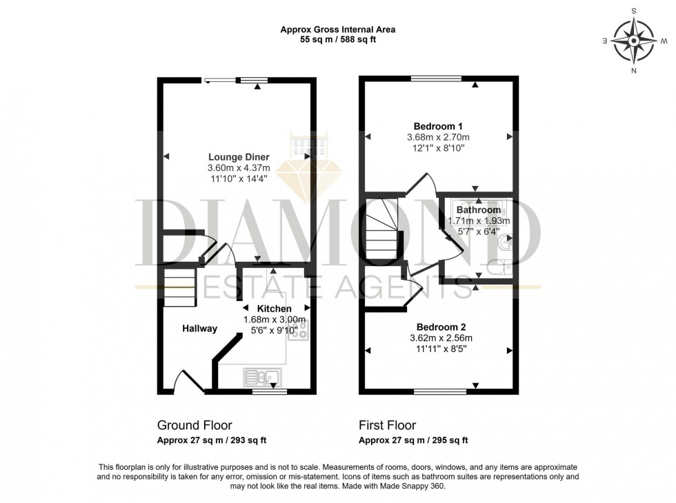 Floorplan for Banksia Close, Tiverton, EX16