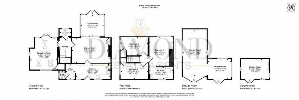 Floorplan for Cove, Tiverton, EX16