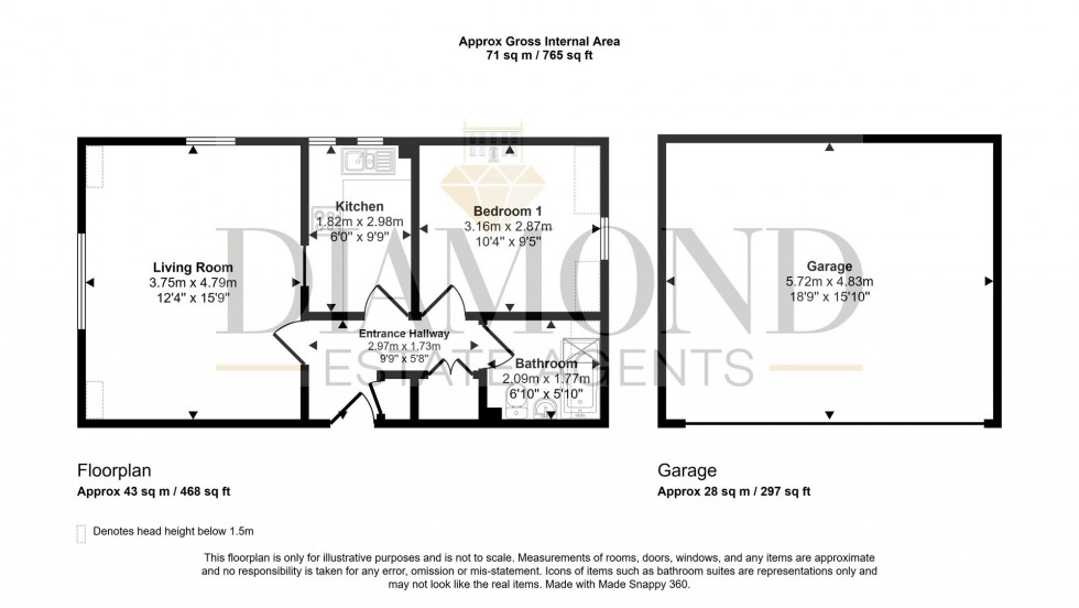 Floorplan for Water Lane, River Meadows Water Lane, EX2