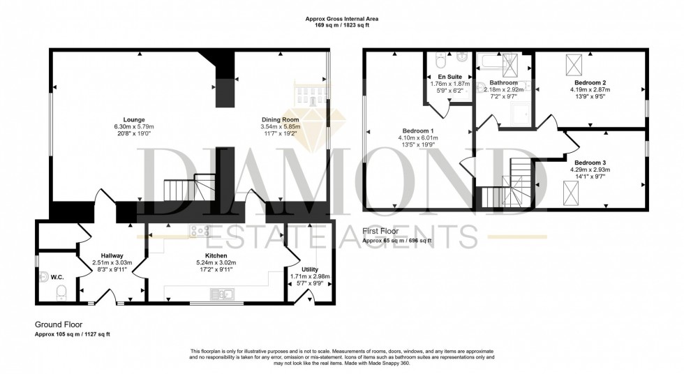 Floorplan for Pennymoor, Tiverton, EX16