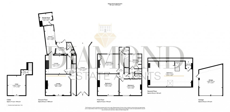 Floorplan for Park Street, Tiverton, EX16