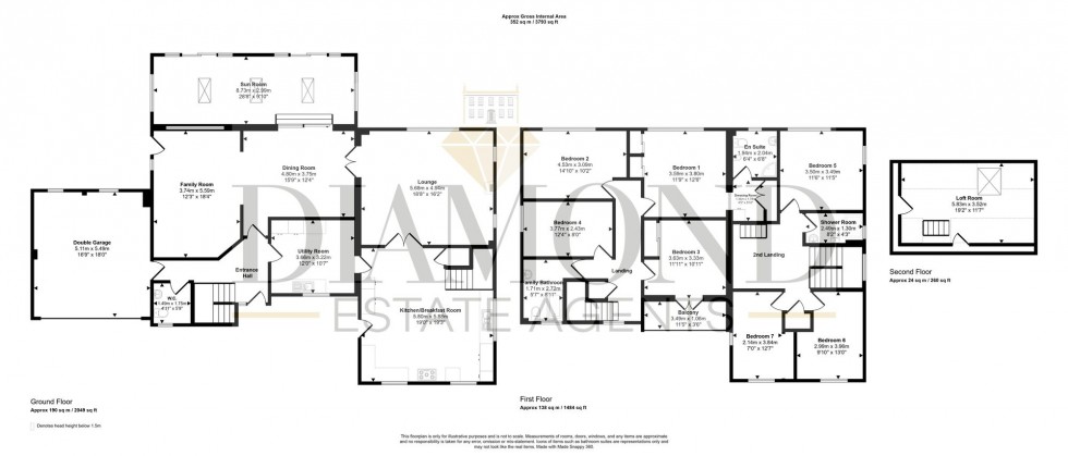 Floorplan for Stoodleigh, Tiverton, EX16