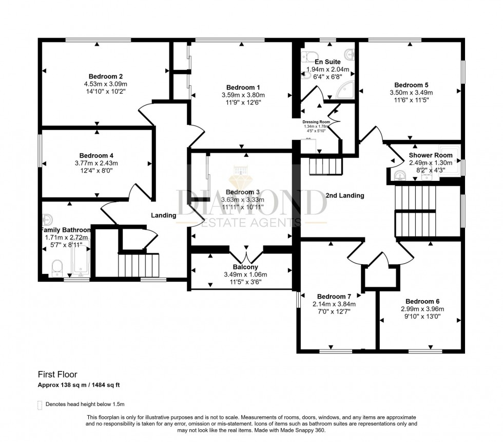Floorplan for Stoodleigh, Tiverton, EX16