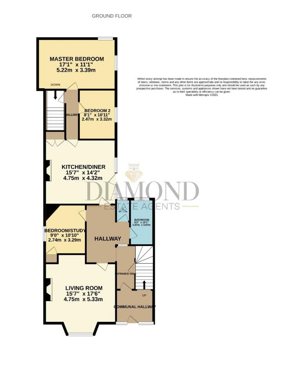 Floorplan for St. Peter Street, Tiverton, EX16