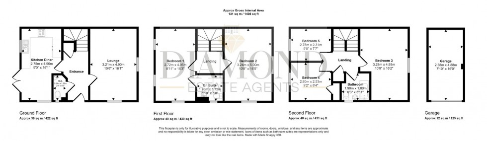 Floorplan for Alsa Brook Meadow, Tiverton, EX16