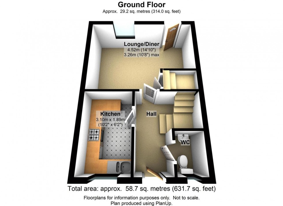 Floorplan for Redvers Way, Tiverton, EX16
