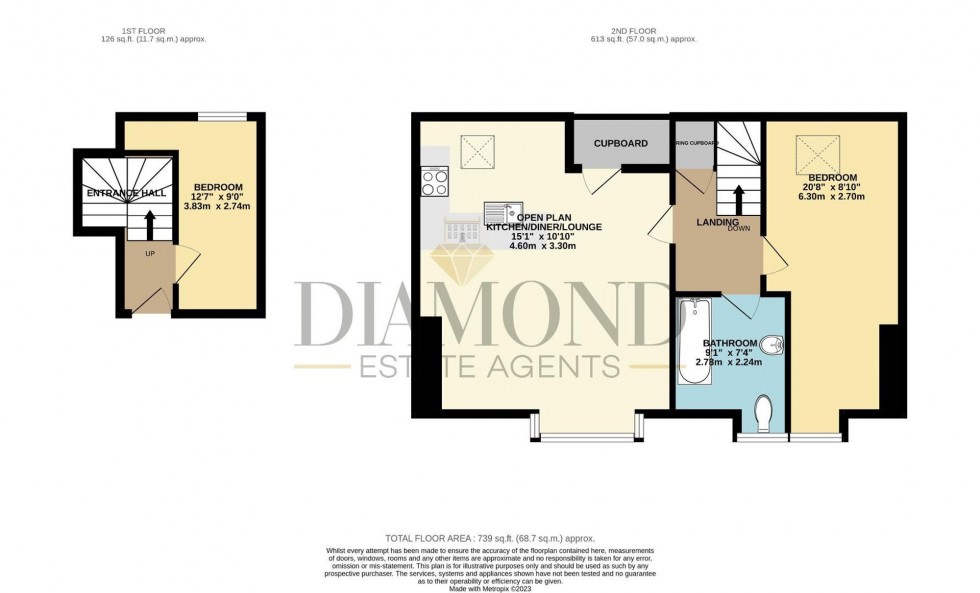 Floorplan for Gold Street, Tiverton, EX16