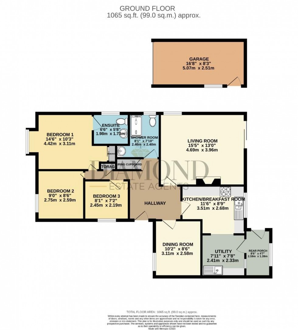 Floorplan for Colliepriest View, Ashley, EX16