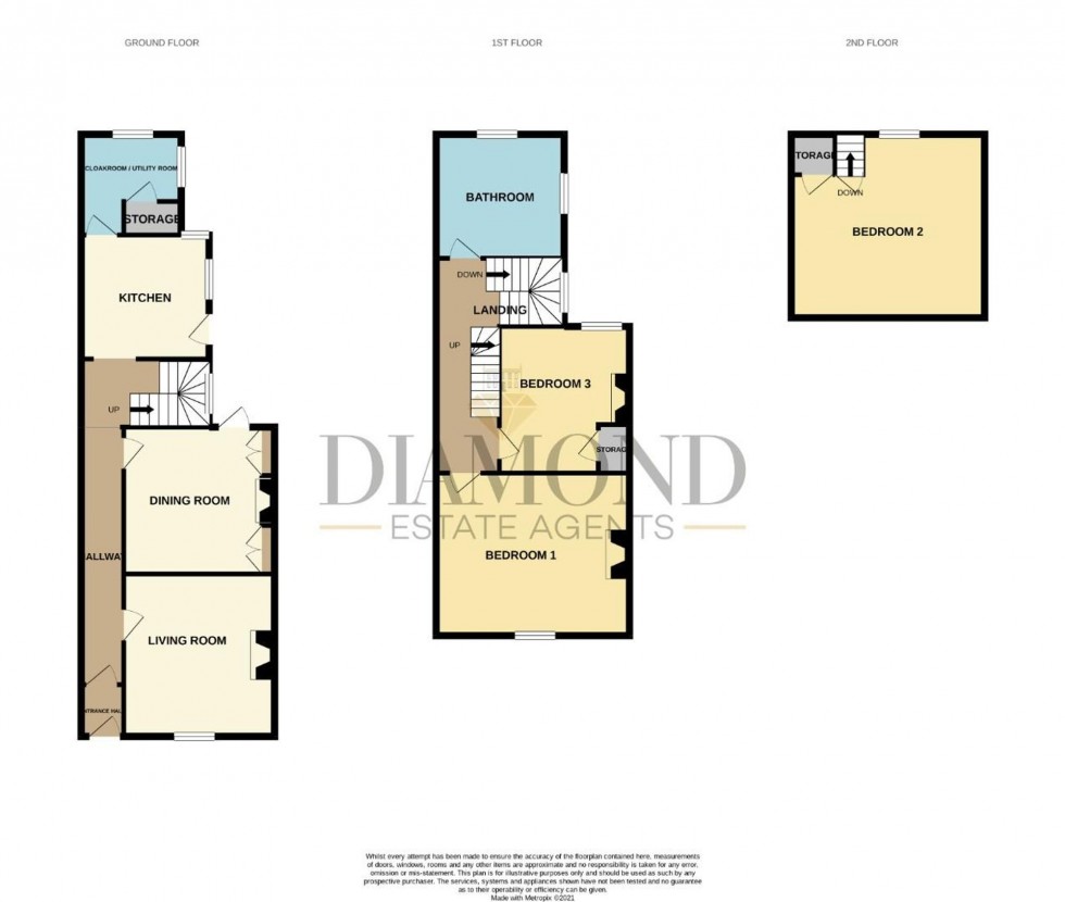 Floorplan for Leat Street, Tiverton, EX16