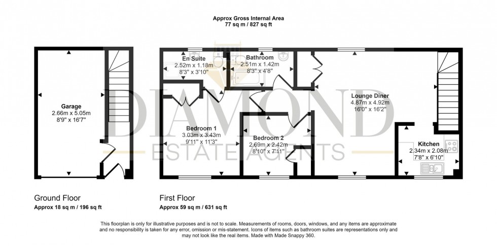 Floorplan for St. James Way, Tiverton, EX16