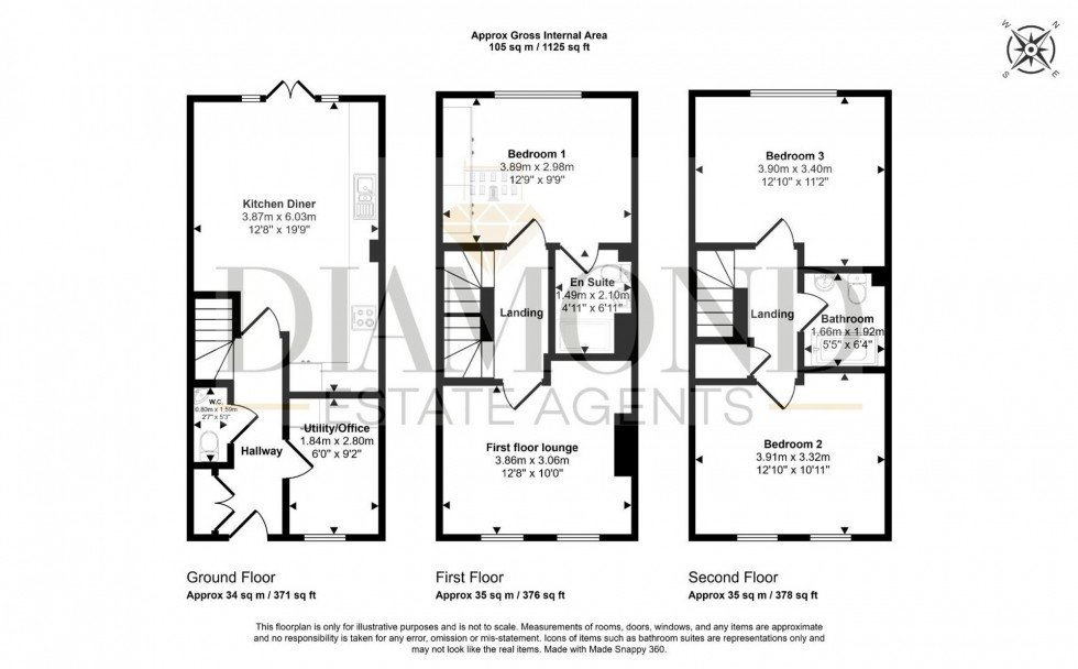 Floorplan for Enterprise Avenue, Tiverton, EX16