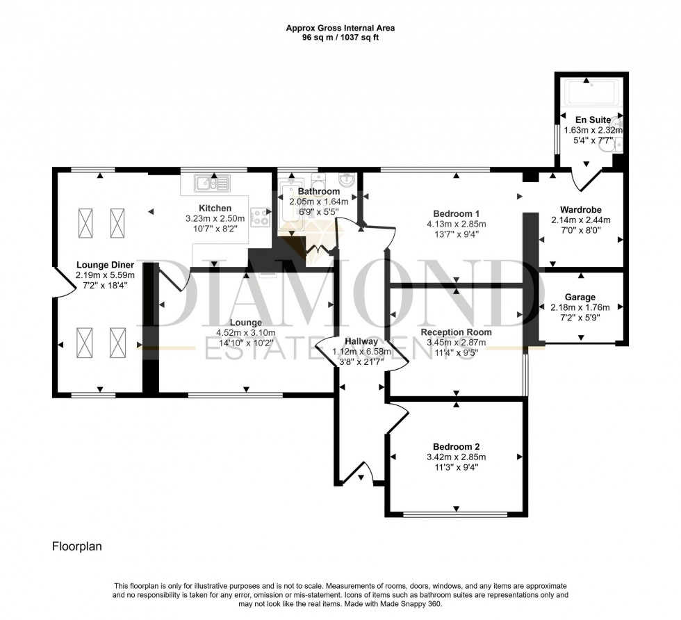 Floorplan for Charter Close, Tiverton, EX16