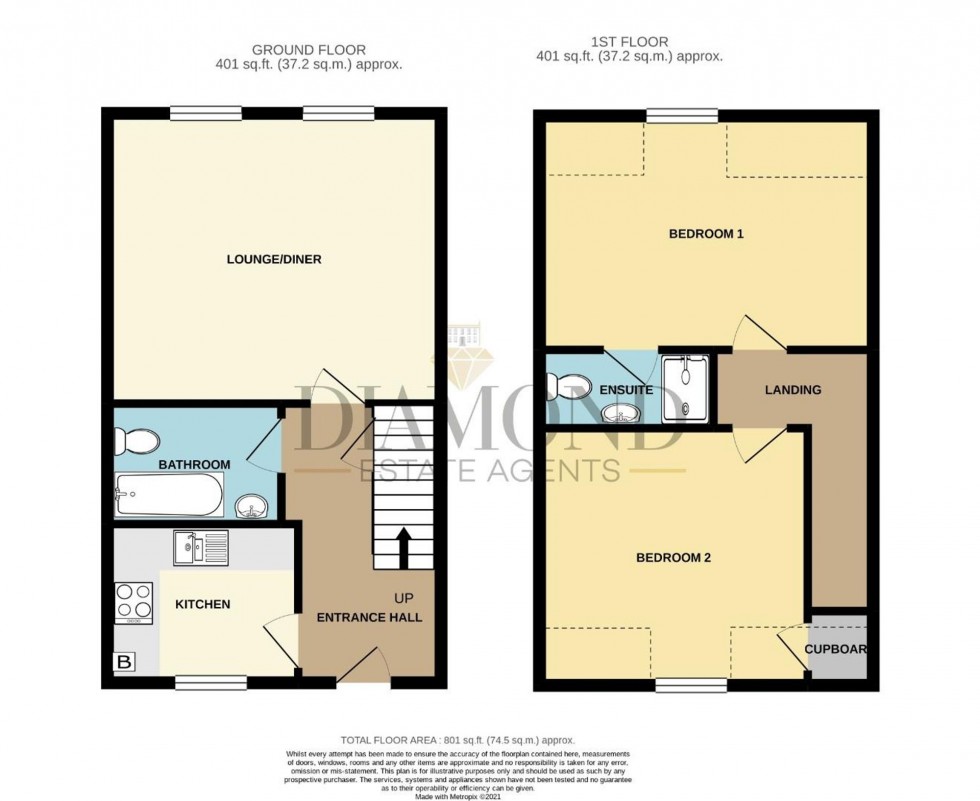 Floorplan for Beck's Square, Tiverton, EX16