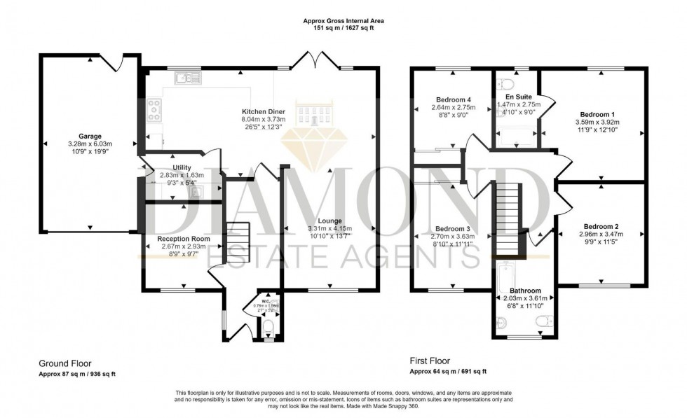 Floorplan for Mayfair Copse, Tiverton, EX16