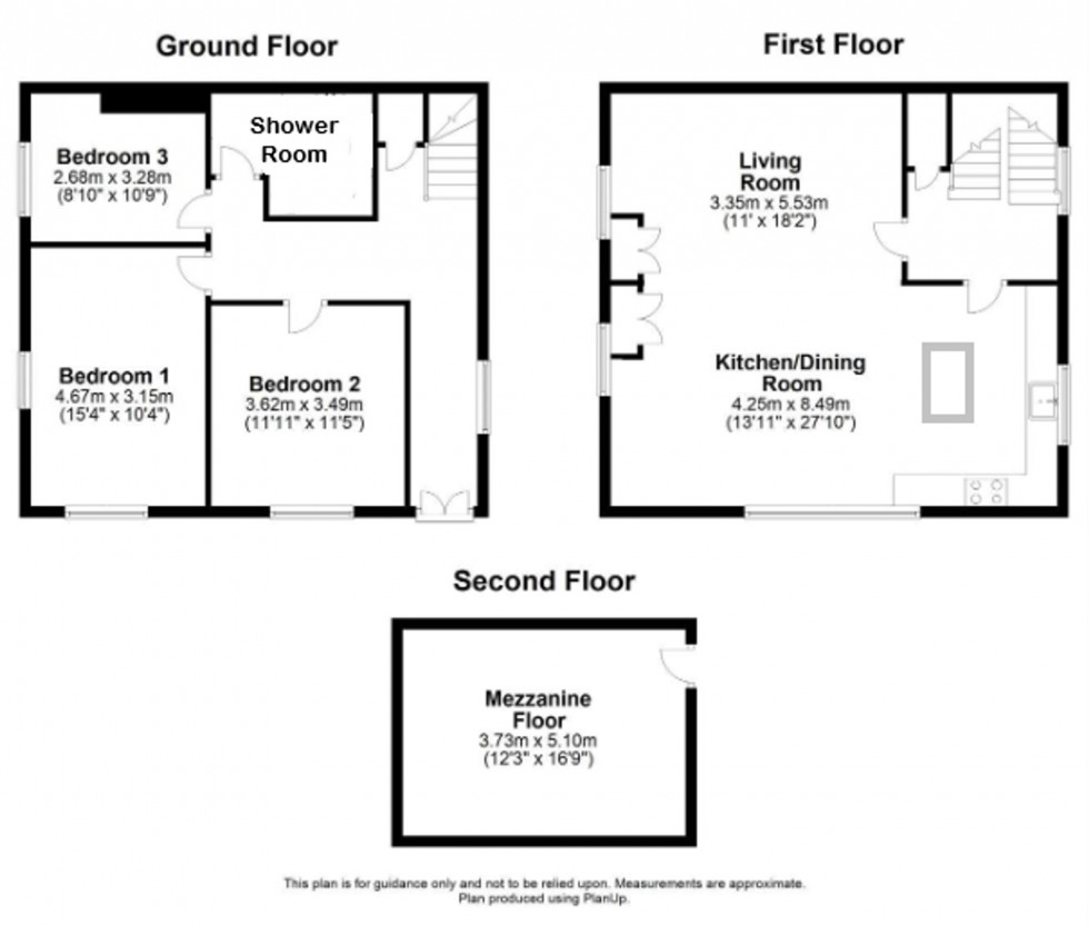 Floorplan for Bampton Street, Tiverton, EX16