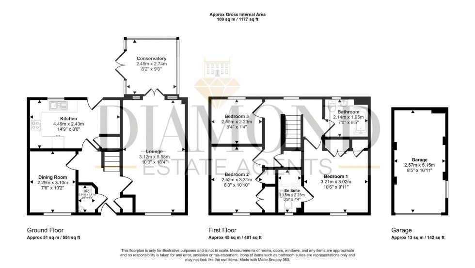 Floorplan for Lupin Way, Willand, EX15