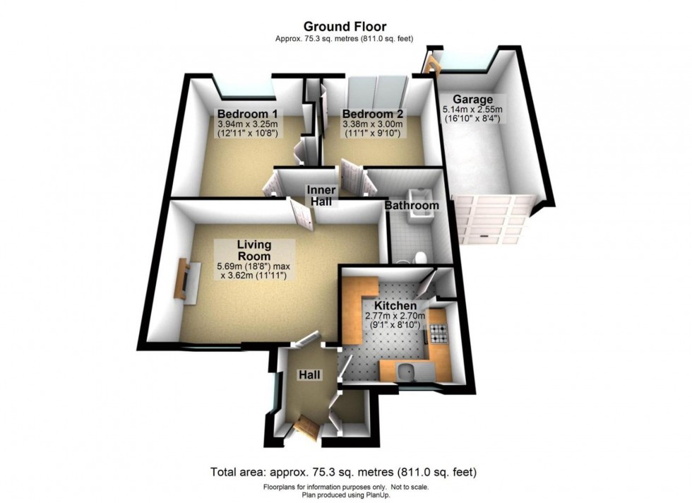 Floorplan for Oak Close, Tiverton, EX16