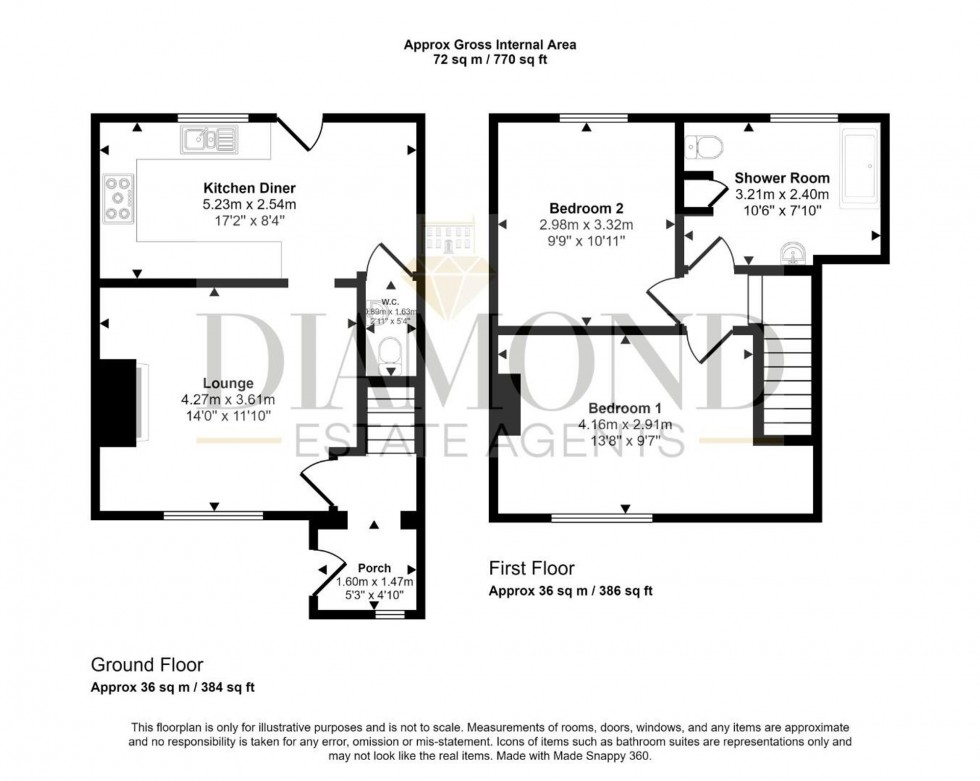 Floorplan for Broad Lane, Tiverton, EX16