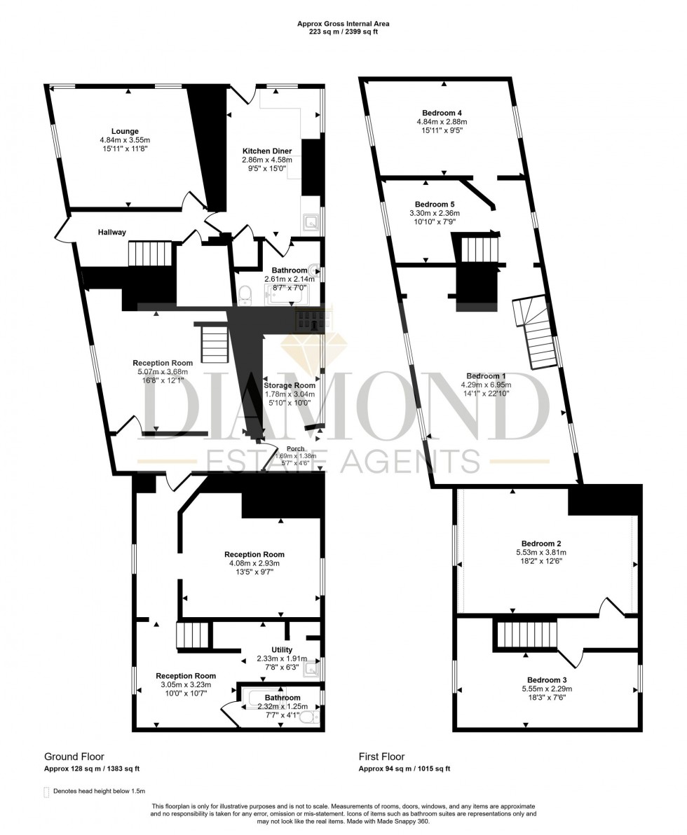 Floorplan for Exebridge, Dulverton, TA22
