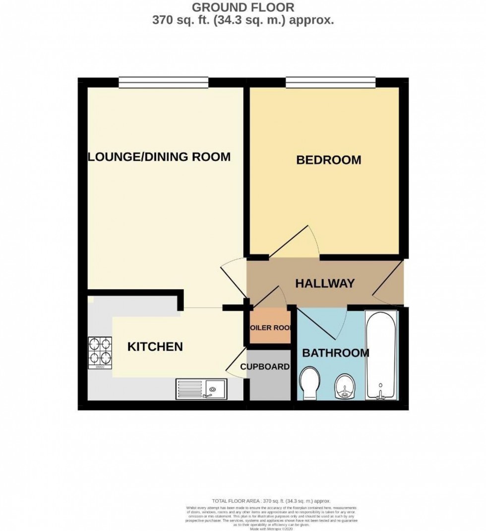 Floorplan for Rena Hobson Court, Tiverton, EX16